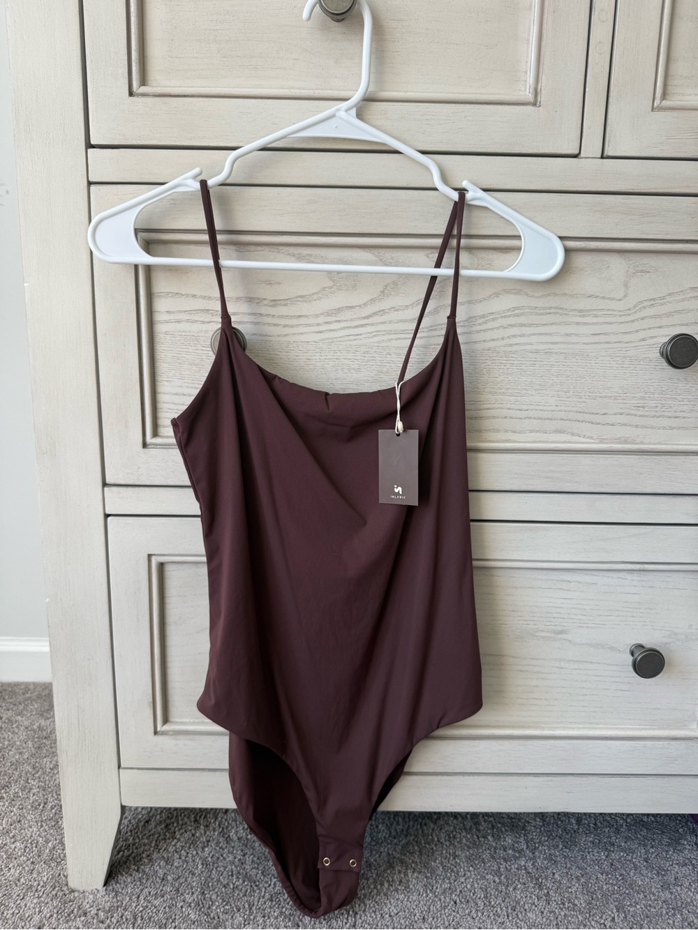 Women’s Brown Cami Bodysuit
